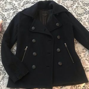 Navy peacoat